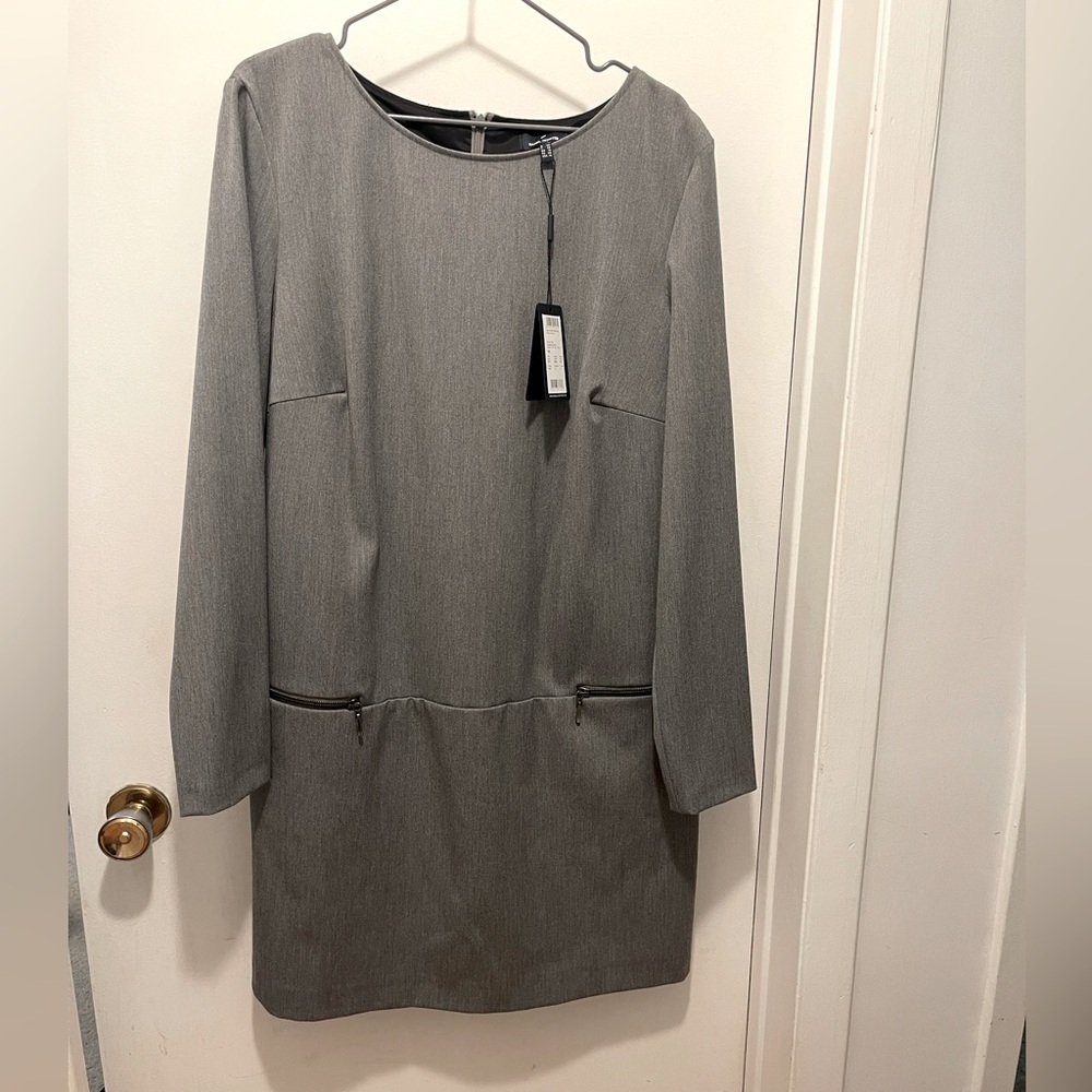 Daniel Hechter dress. New with tags size 16. grey romper style casual business